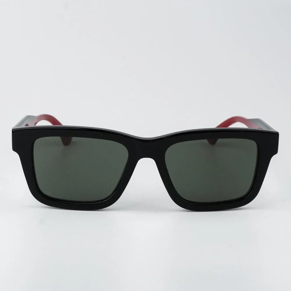 Gucci Men Sunglasses Black Green Grey Square GG1869S 001 BRAND NEW
